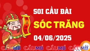 Soi cầu đài Sóc Trăng ngày 04/06/2025